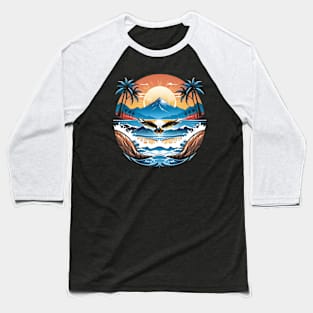 eagle on the beach Baseball T-Shirt